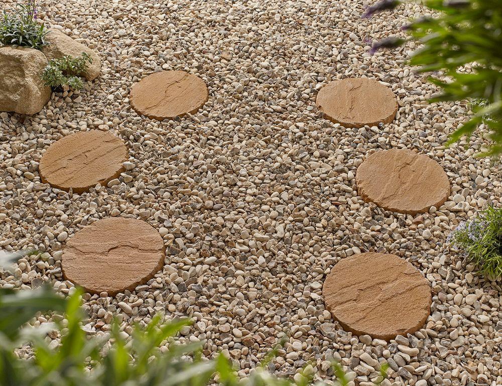 Kelkay Keldale Stepping Stone 300mm 450mm - Graphite, York Gold, Antique, Weathered Stone - Pack of 56