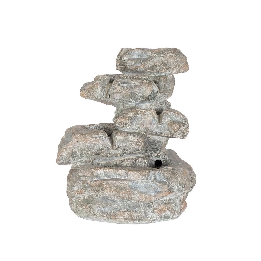 La Hacienda S45324L Cascading Rocks Water Feature Incl LEDs
