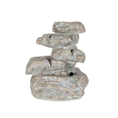 La Hacienda S45324L Cascading Rocks Water Feature Incl LEDs
