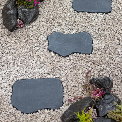 Kelkay Natural Random Stepping Stone 400 x 300mm or 600 x 400mm Charcoal, Lakefell