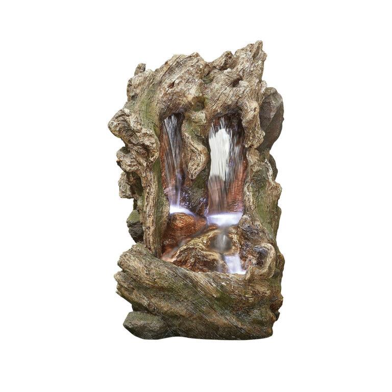 La Hacienda 45102L Colorado Falls inc LEDS Water Feature