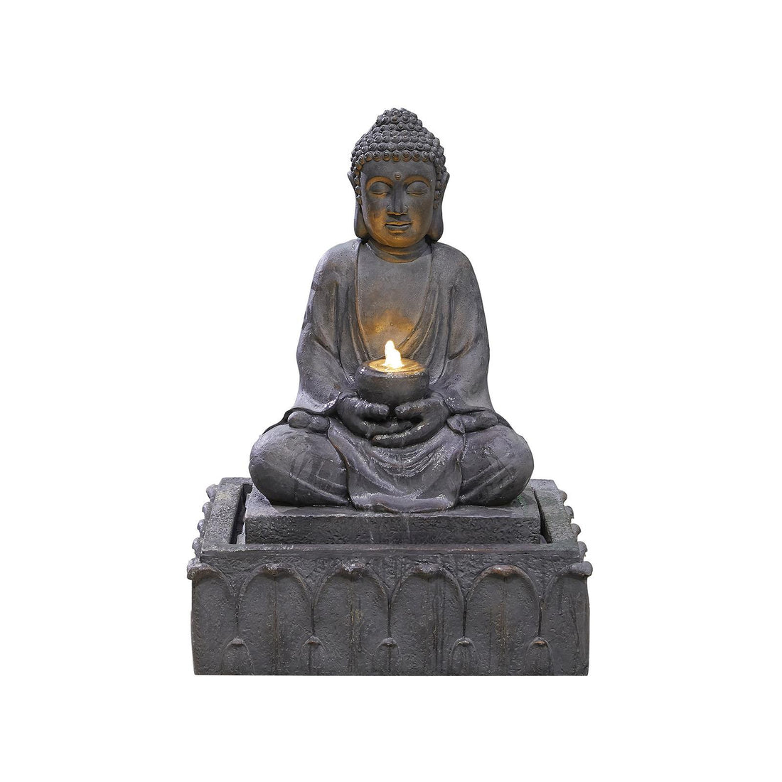 La Hacienda 45246L Serenity inc LEDs Water Feature