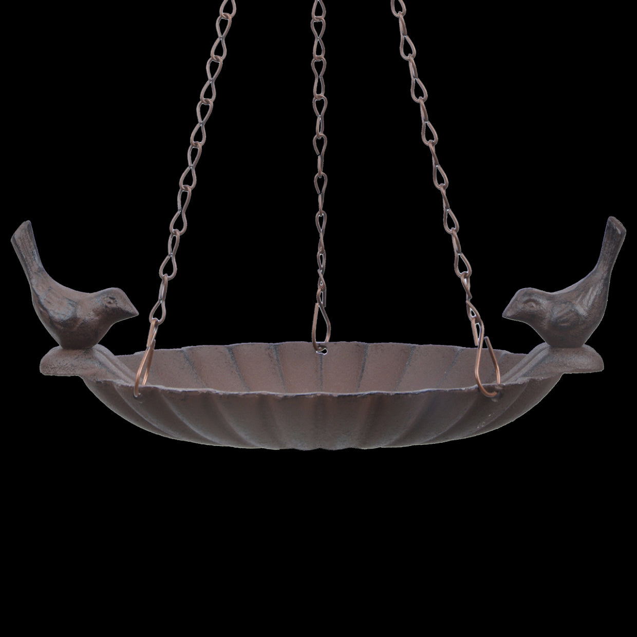 Esschert Design FB377 Hanging Birdbath with 2 Birds