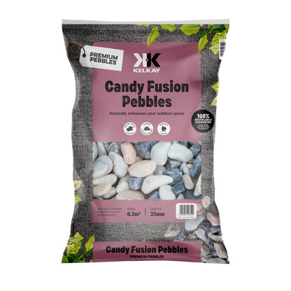 Kelkay 7091 Candy Fusion 25-40mm Pebbles Bulk Bag