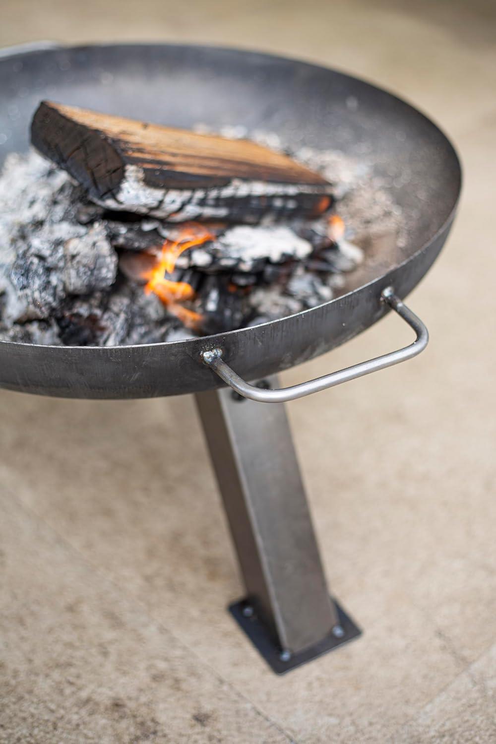 La Hacienda 55575 Pittsburgh Small Industrial Heavy Duty Steel Firepit