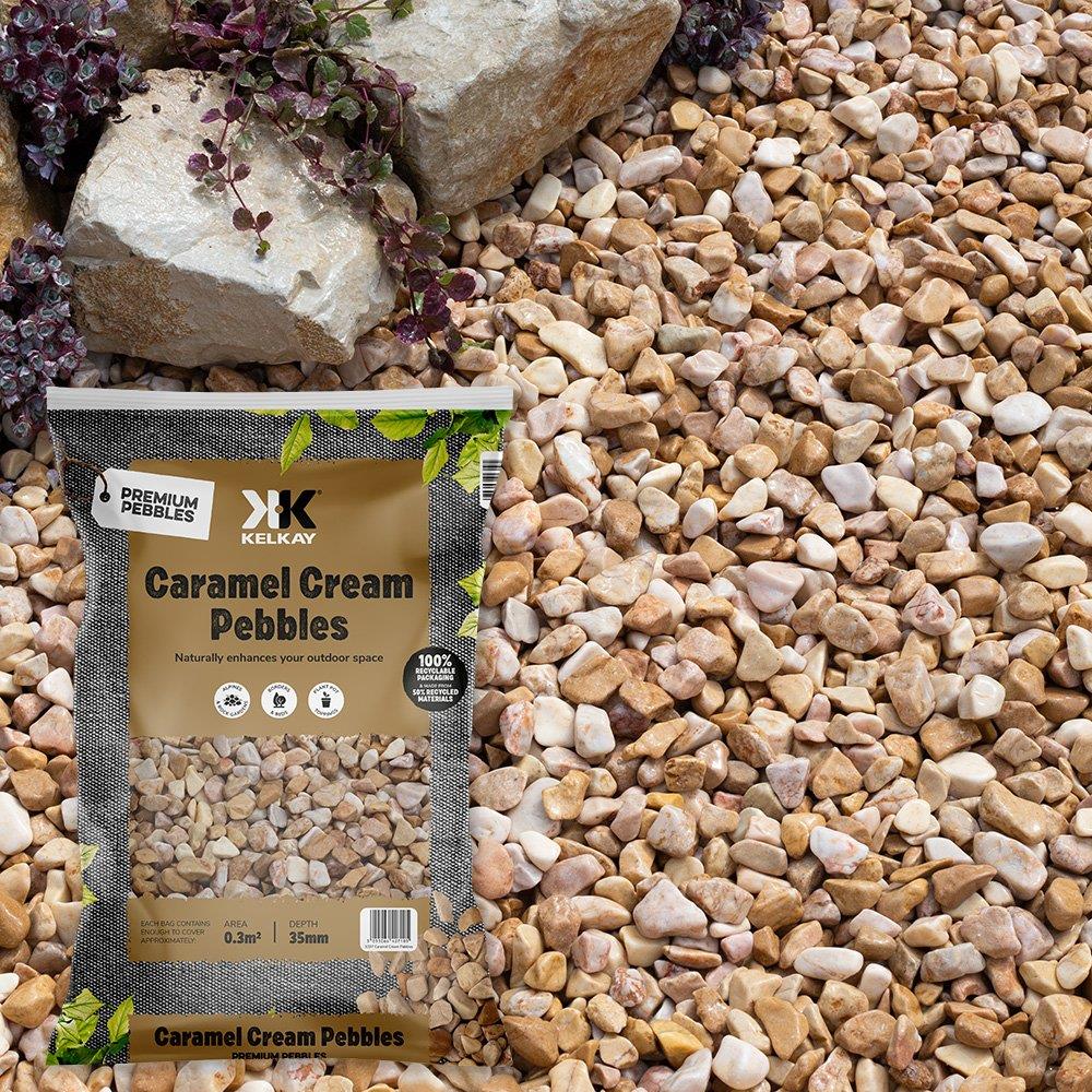 Kelkay 7097 Caramel Cream Pebbles Bulk Bag
