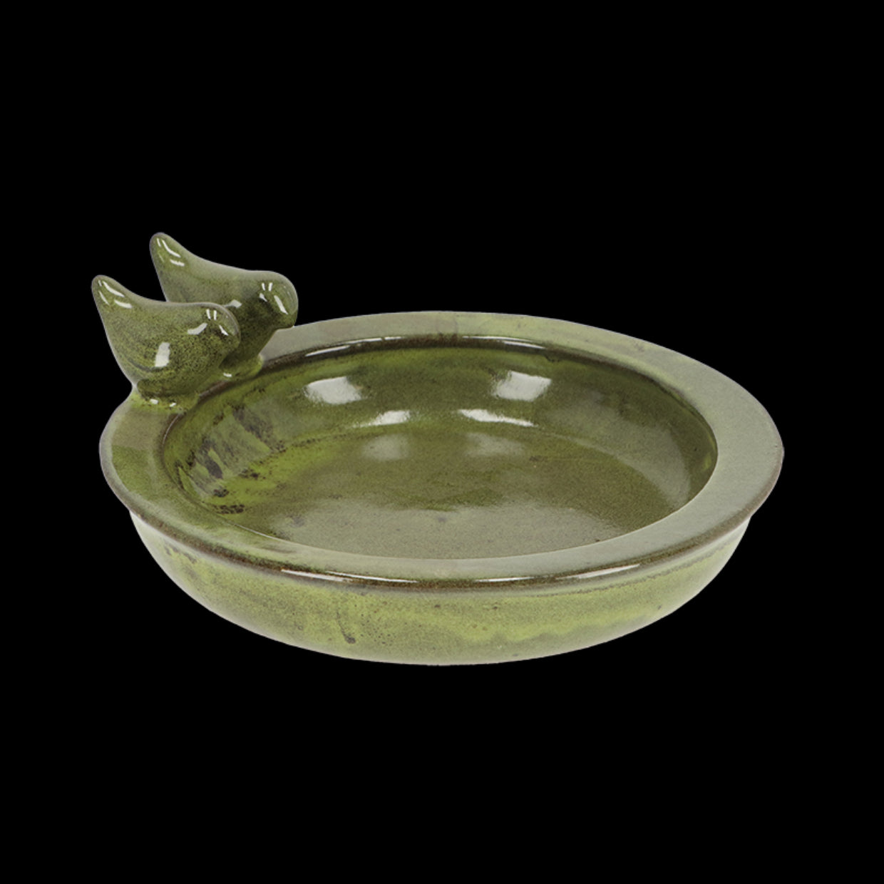 Esschert Design FB489 Green Round Bird Bath