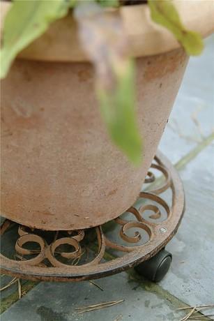 Esschert Design TG39 Round Plant Trolley