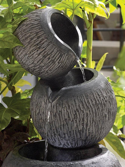 La Hacienda 45220L Illusion Falls inc LED Water Feature