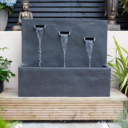 La Hacienda 45306L Kabe Falls Water Feature Incl LEDs