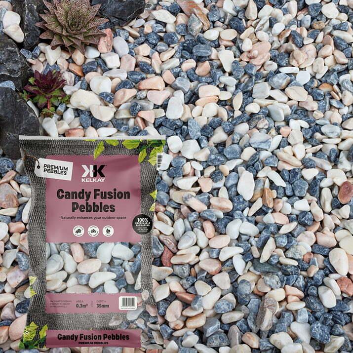 Kelkay 7091 Candy Fusion 25-40mm Pebbles Bulk Bag