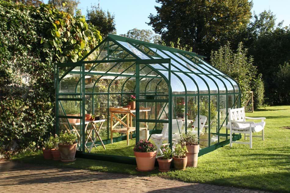 Halls SUPREME 814 8ft x 14ft Double Door Greenhouse
