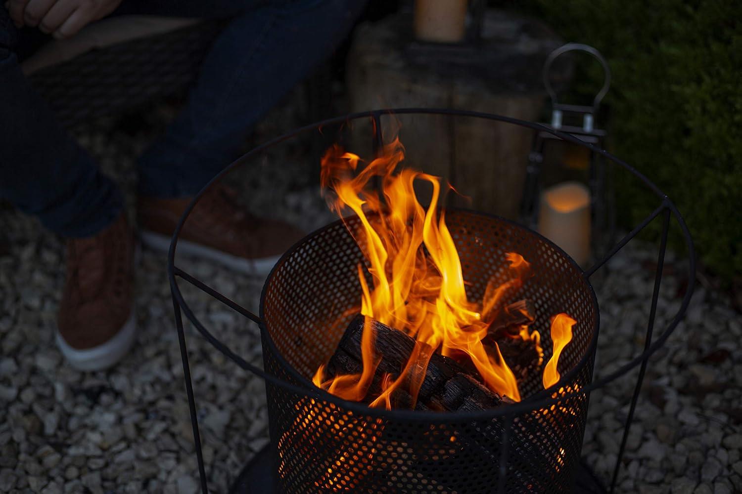 La Hacienda 56301 Kora Round Mesh Firepit