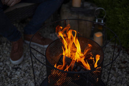 La Hacienda 56301 Kora Round Mesh Firepit