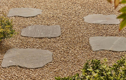 Kelkay Natural Random Stepping Stone 400 x 300mm or 600 x 400mm Charcoal, Lakefell