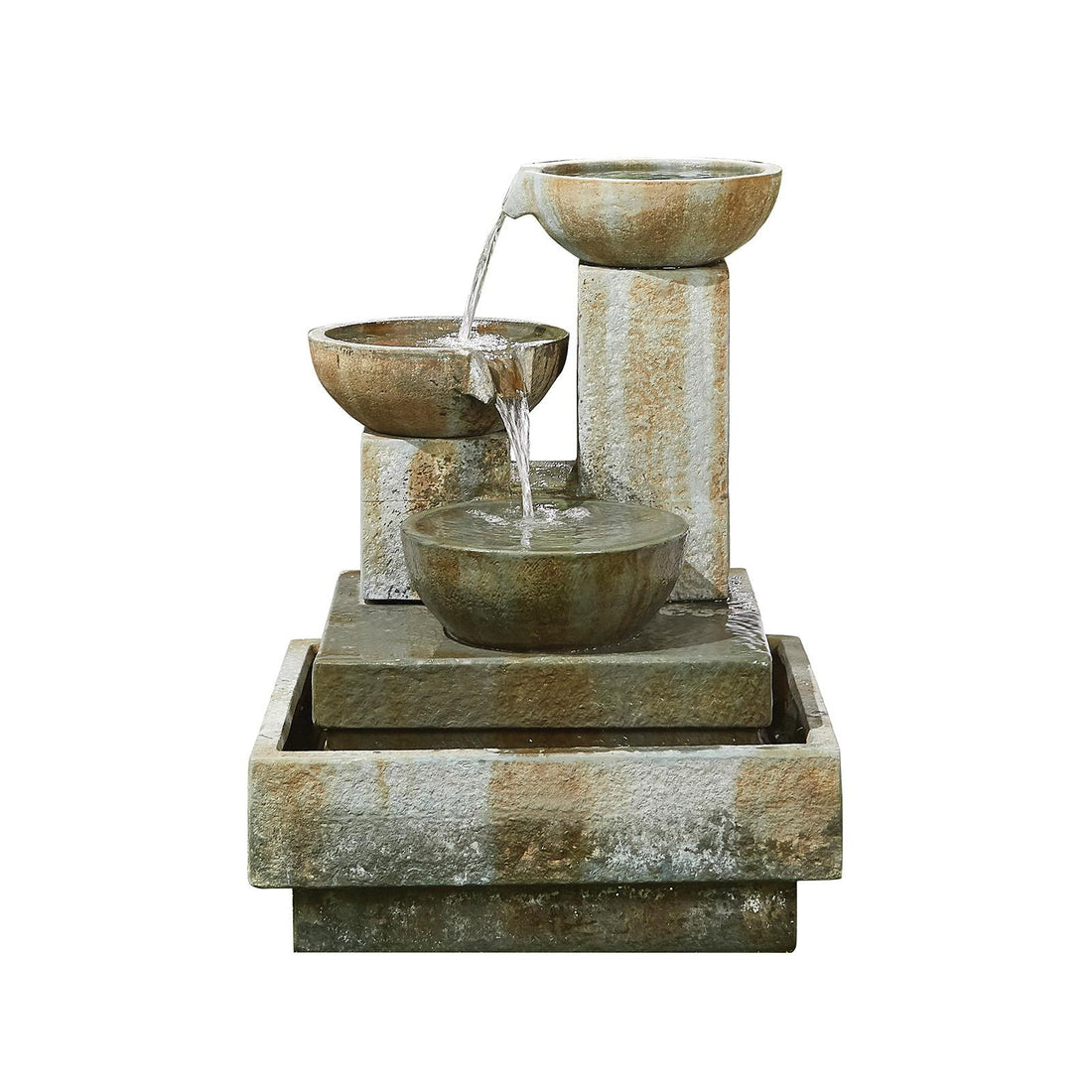 La Hacienda 44000 Patina Bowls Water Feature