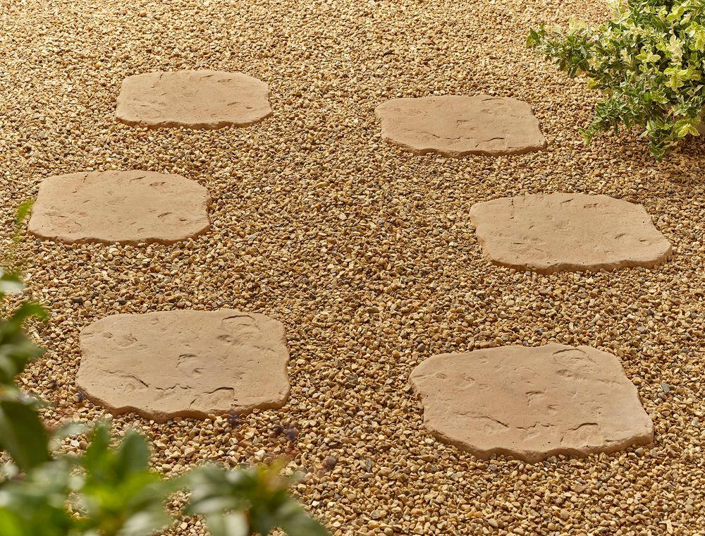 Kelkay Random Stepping Stone 400 x 300mm or 550 x 400mm - Graphite, York Gold, Antique, Weathered Stone - Pack of 56