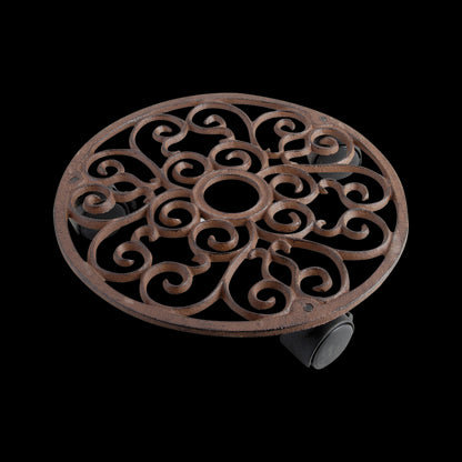 Esschert Design TG39 Round Plant Trolley