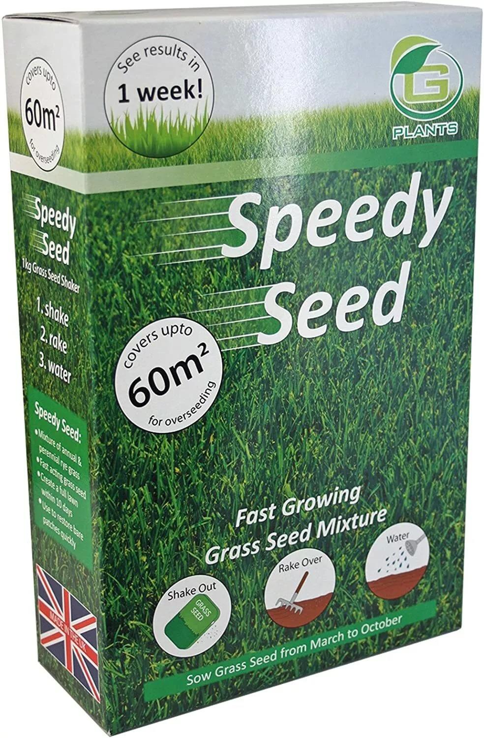 G Plants 1Kg Grass Seed Speedy Seed