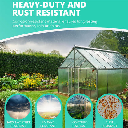 Greenhouse Repair Kit - W clips, Z Clips, Cruciform Nuts &amp; Bolts - 50/100 Each