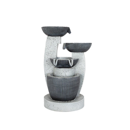 La Hacienda S45326L Greek Columns Water Feature Incl LEDs