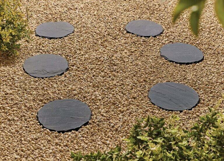 Kelkay Natural Stepping Stone 290mm 300mm Autumn, Lakefell, Charcoal, Eastern Sand