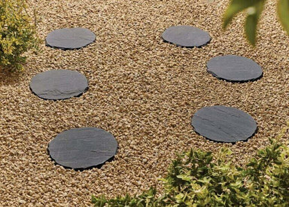 Kelkay Natural Stepping Stone 290mm 300mm Autumn, Lakefell, Charcoal, Eastern Sand