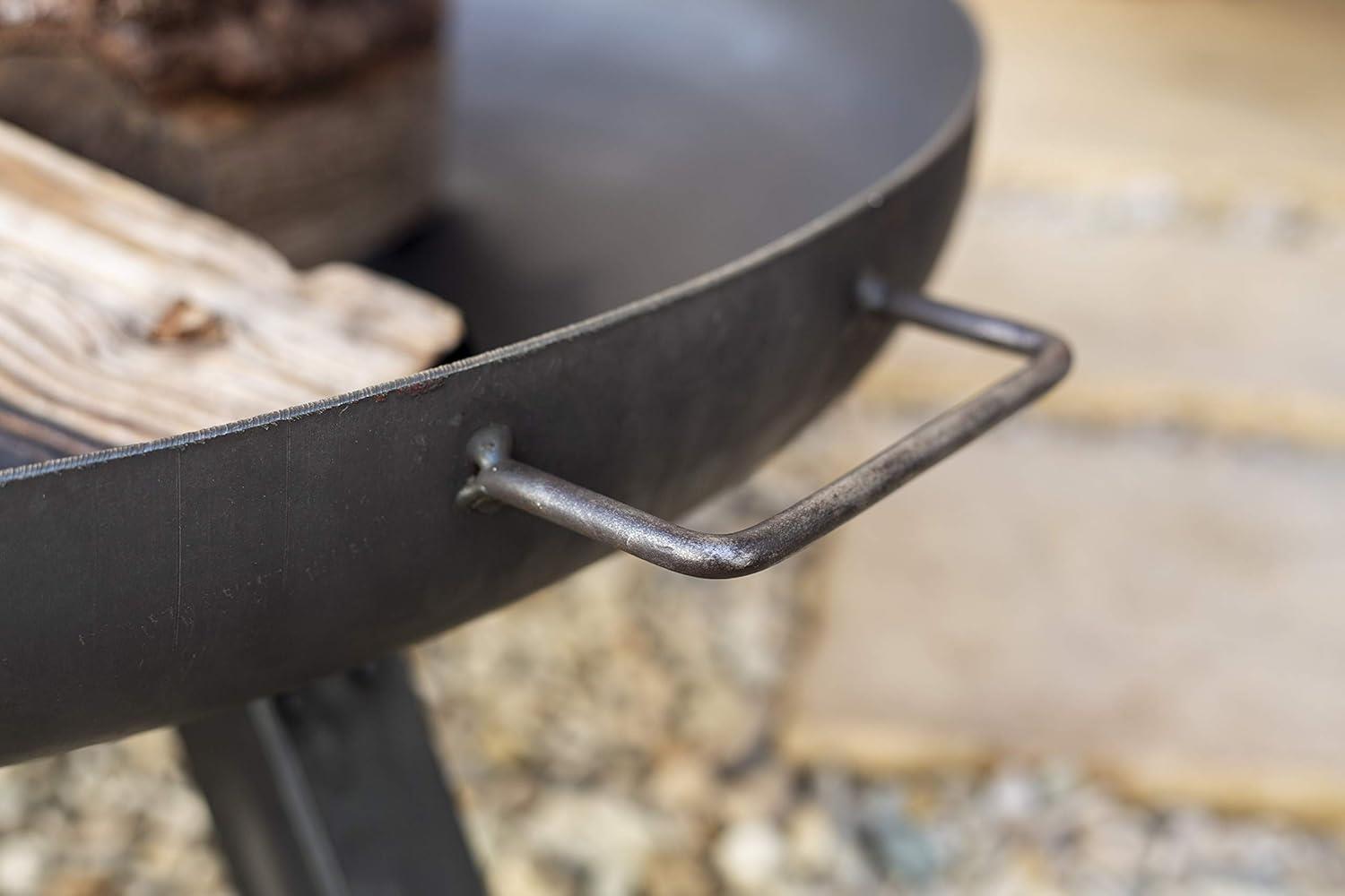 La Hacienda 55576 Pittsburgh Medium Industrial Heavy Duty Steel Firepit
