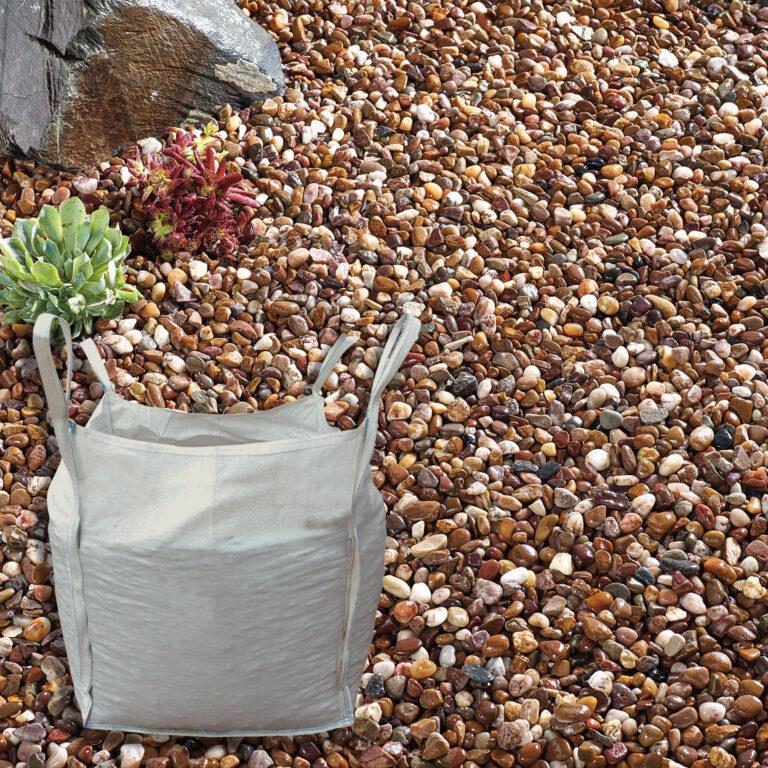 Kelkay 7024 Quartzite Pea 10mm Pebbles Bulk Bag