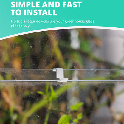 Greenhouse Repair Kit - W clips, Z Clips, Cruciform Nuts &amp; Bolts - 50/100 Each