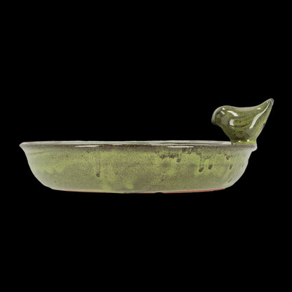Esschert Design FB489 Green Round Bird Bath