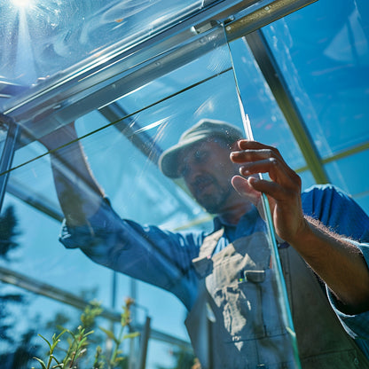1x 4mm Replacement Glass Pane - 610 x 450 mm