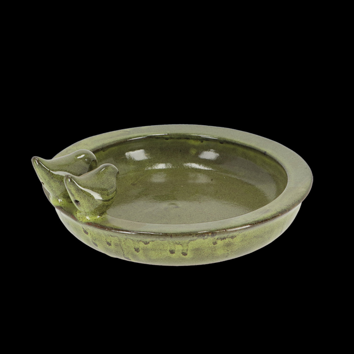 Esschert Design FB489 Green Round Bird Bath