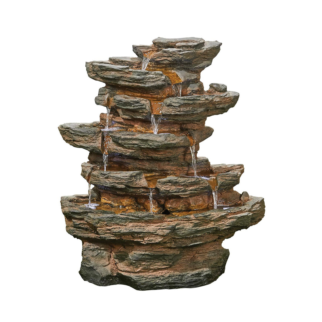 La Hacienda 45203L Red Rock Springs inc LEDs Water Feature
