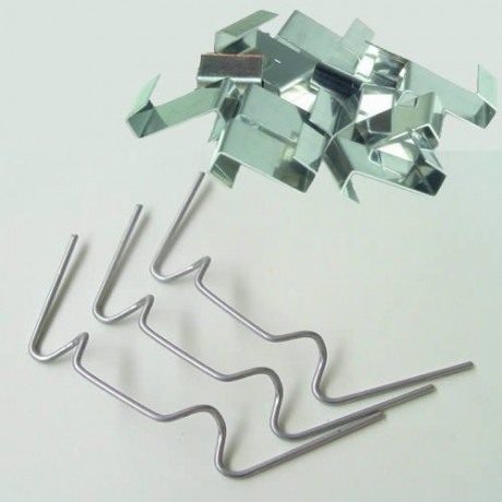 Greenhouse Glass Pane mixed x50 W fixing Clips & x50 Overlap Z Clips